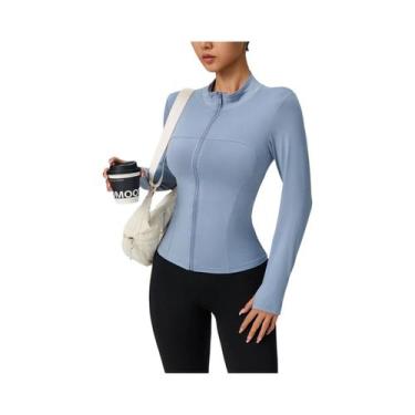 Imagem de Jaqueta De Yoga Feminina De Manga Longa Para Emagrecimento, Primavera 