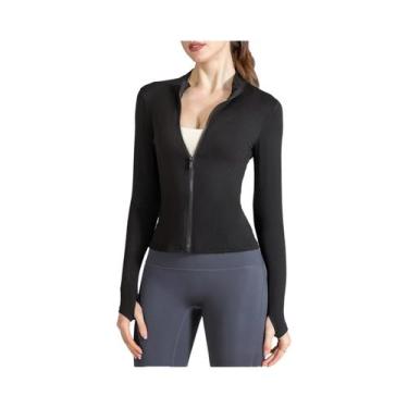 Imagem de Jaqueta De Yoga Feminina De Manga Longa Para Emagrecimento, Primavera 