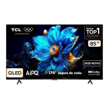 Imagem de TV TCL 85 Polegadas 85PK7 QLED Smart 4K UHD Google Assist Preto Bivolt