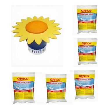 Imagem de Kit Margarida Com 5 Tabletes Para Limpeza De Piscinas - FLUTUADOR