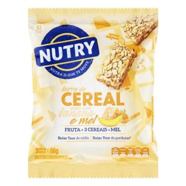 Imagem de Barra de Cereal Aveia, Banana e Mel Nutry 66g