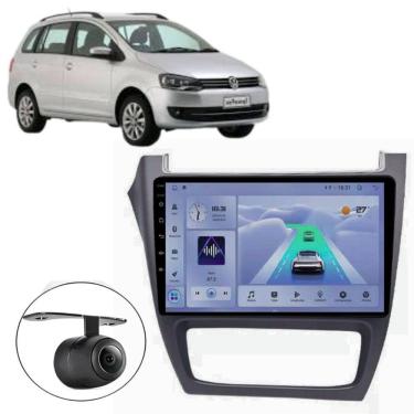 Imagem de Central Multimídia Android 2 Din Spacefox Moldura 9 Câmera Ré