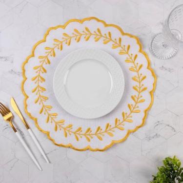 Imagem de Jogo americano avulso 1 unidade - NoBrand, FLORAL AMARELO