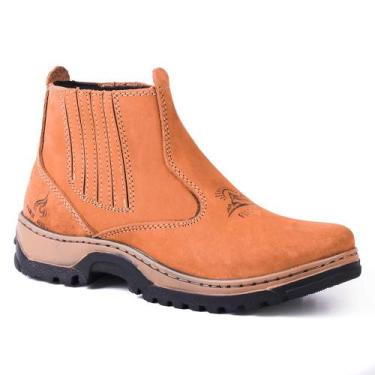Imagem de Botina Bota Masculina Em Couro Legitimo Para Trabalho - SPECTRUN, Amar