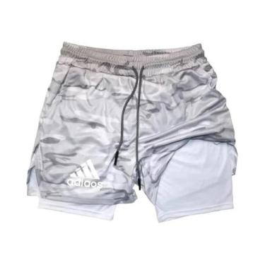 Imagem de Shorts De Compressão Em Malha De Secagem Rápida Para Homens, Shorts De