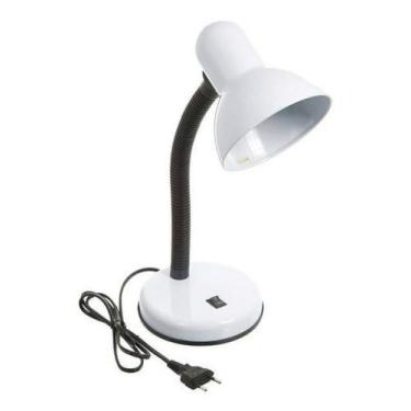 Imagem de Luminária de Mesa Flexível Branca Bivolt 60w - Cads, Bivolt
