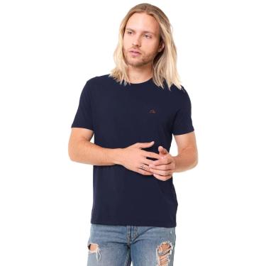 Imagem de Camiseta Ellus Masculina Cotton Fine Aquarela Classic Azul Marinho-Masculino