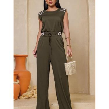 Imagem de CONJUNTO CALÇA PANTALONA E CAMISETA TSHIRT REGATA ALFAIATARIA-Feminino