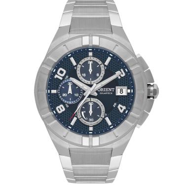 Imagem de Relógio Orient Solartech MBSSC301 D2SX Masculino 44mm Aço Inox-Masculino