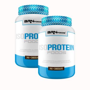 Imagem de Kit 2x Whey Iso Protein Foods 2kg - BRNFOODS-Unissex