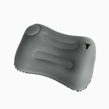 Imagem de Travesseiro Almofada De Viagem Inflável Ergonômico E Portátil - Alívio Na Coluna E Pesc...