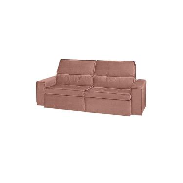 Imagem de Sofá Havana 3 Lugares 210cm Veludo Retrátil E Reclinável - Meu Estofado