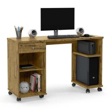 Imagem de Mesa Computador Quarto Escritorio Million - Patrimar, Nature