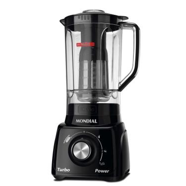 Imagem de Liquidificador Mondial L-99 Turbo 500W 2,2L com Filtro e Função Autolimpeza 3 Velocidad...