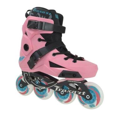 Imagem de Patins revolt rosa traxart inline urban/freestyle abec 9, 41/42 10#, R