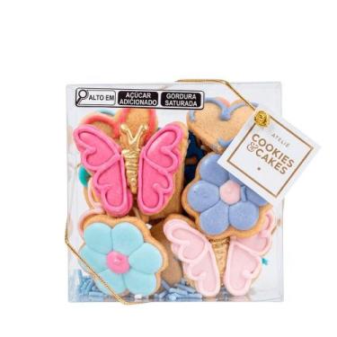 Imagem de Biscoito Baunilha Decorado Sortido Ateliê Cookies & Cakes  100g
