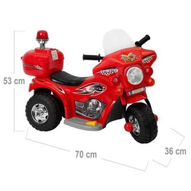 Imagem de Mini Moto Elétrica Infantil Triciclo Criança Bateria Recarregável 6V I