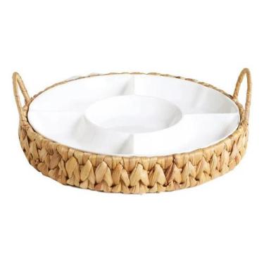 Imagem de Petisqueira Trece 5 Cavidades 31cm Fibra Natural - Member's Mark