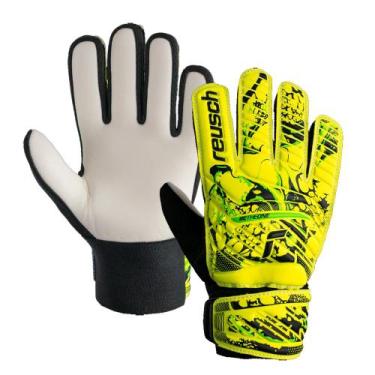 Imagem de Luva de Goleiro Reusch Attrakt Starter Solid Amarela, 10