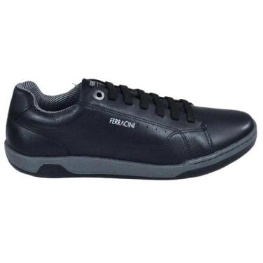 Imagem de Sapatênis Ferracini 7050 Dubay Lexus Couro Masculino, Preto, 40