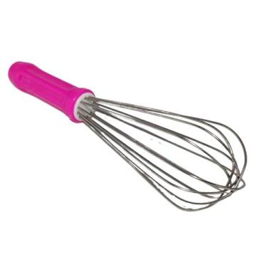Imagem de Batedor fuê tipo pera 25 cm profissional - rosa pink - Doce Vida