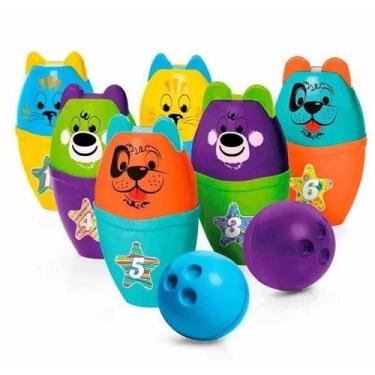 Imagem de Brinquedo Educativo Boliche Bolibichos TaTeTi SORTIMENTO