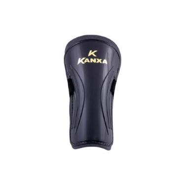 Imagem de Caneleira Kanxa Game Futebol Esporte 1173, UNICO, Preto