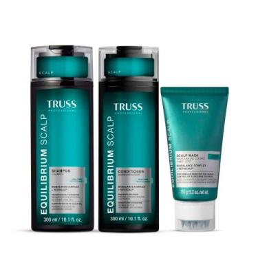 Imagem de Kit Shampoo + Condicionador + Máscara Truss Equilibrium Scalp