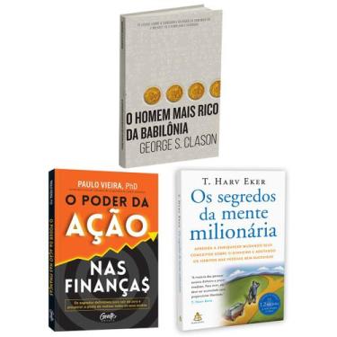 Imagem de Kit 3livros, Os Segredos Da Mente Milionária + O Poder da Ação nas Fin