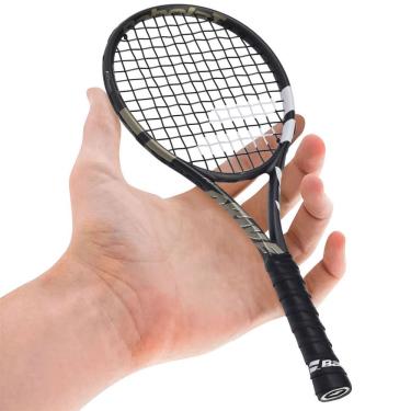 Imagem de Mini Raquete Decorativa Babolat Pure Drive Wimbledon de Nylon para Presente e Decoração