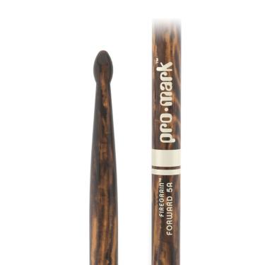 Imagem de Baqueta 5A TX5AW-FG Hickory Firegrain Ponta de Madeira Queimada Promark