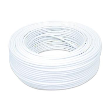 Imagem de Cabo Coaxial Cabletech STD-40 TP3 100 Metros para TV Internet e Segurança Branco