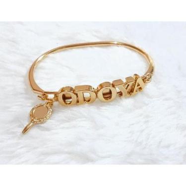 Imagem de Bracelete Folheado Orixá Iemanja Odoya Umbanda Candomblé - Nobrand