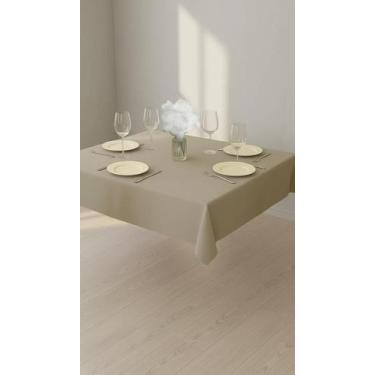 Imagem de Toalha de Mesa Quadrada 1,40m Lisa 4 Lugares - Congratulations Store