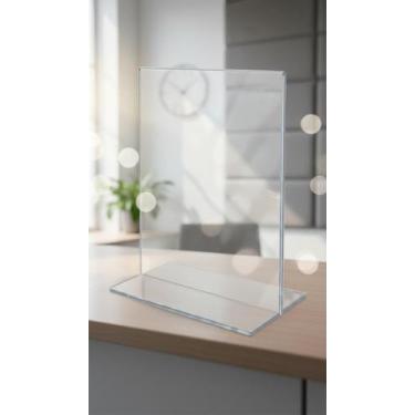 Imagem de Kit 10 Displays Acrílico T Invertido A6 Transparente - Congratulations