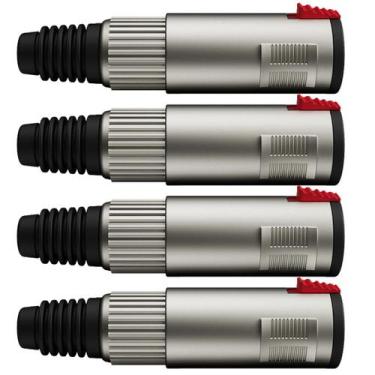 Imagem de Conector P10 1/4 Femea Linha Trs Wc 197 Wireconex 04 Unidades