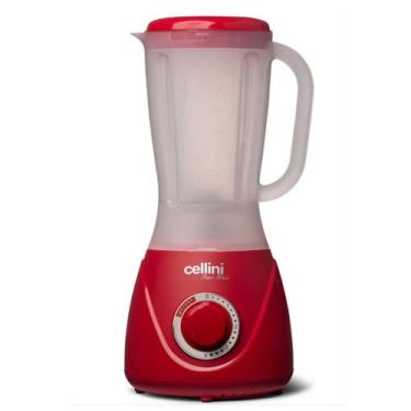 Imagem de Liquidificador Super Blade Cellini Vermelho 127v, Vermelho, 110V