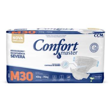 Imagem de Fralda Geriátrica Confort Master M 30 Unidades