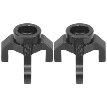 Imagem de Copo de direção dianteiro de liga de alumínio, copo de direção dianteiro 20x16x11 mm com 2 x copo de direção dianteiro para exterior para jovens para adultos para carro 1/16 rc(Preto)