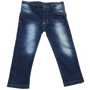 Imagem de Calça Jeans Infantil Menino Skinny Jeans Lavado 1-3 anos