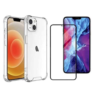 Imagem de Kit Capa Anti Impacto e Película de Vidro 3D Para iPhone 13 (6.1 Pol) - Jodda