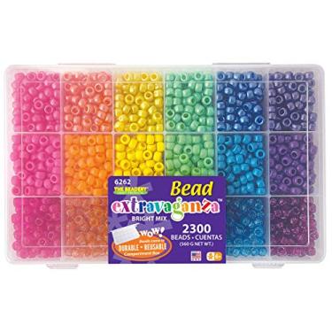 Imagem de The Beadery B6262 Caixa de contas de pônei Sparkles – aproximadamente 2300 contas, Multi