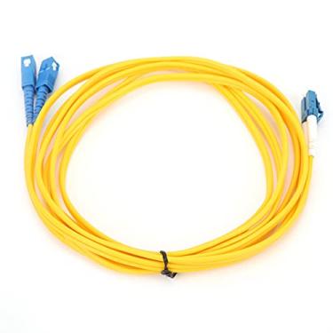 Imagem de Patch Cord de Fibra Ótica, Baixa Perda de Inserção Fio Jumper de Fibra Resistente ao Estiramento para Equipamento Transceptor para Sala de Comunicação