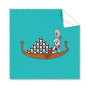 Imagem de Pano de limpeza Panamá de madeira para barco de futebol, 5 peças