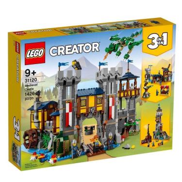 Imagem de Blocos De Montar Lego Creator 3 Em 1 Castelo Medieval 31120
