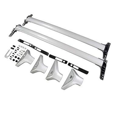 Imagem de UDP 2 peças barras transversais de alumínio para bagagem, trilho de telhado, barras transversais, prata, adequado para Toyota RAV4 RAV-4 2019 2020, exceto aventura