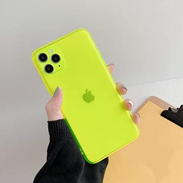 Imagem de Capas de telefone de cor fluorescente de néon para iphone 13 12 11 pro max mini x xr xs max 6 6 s 7 8 plus se 2020 capa macia totalmente protegida, 1, para iphone12 pro max