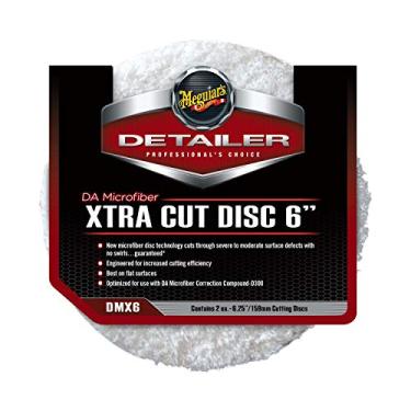 Imagem de Meguiar's DMX6 DA (ação dupla) disco Xtra de microfibra de 15 cm, pacote com 2