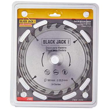Imagem de BLACK JACK Disco Para Madeira Pontas De Widea 180Mm 24 Dentes Black Jack J380