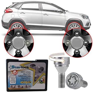 Imagem de Trava Antifurto Anti Roubo de Roda Parafuso Porca Farad Starlock Chery Tiggo2 Tiggo 2 2018 19 Com Mais de 10.000 Segredos L2/E